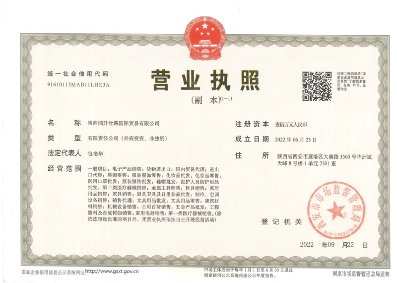 Shaanxi Hongsheng Silk Road International Trade Co., Ltd. logo